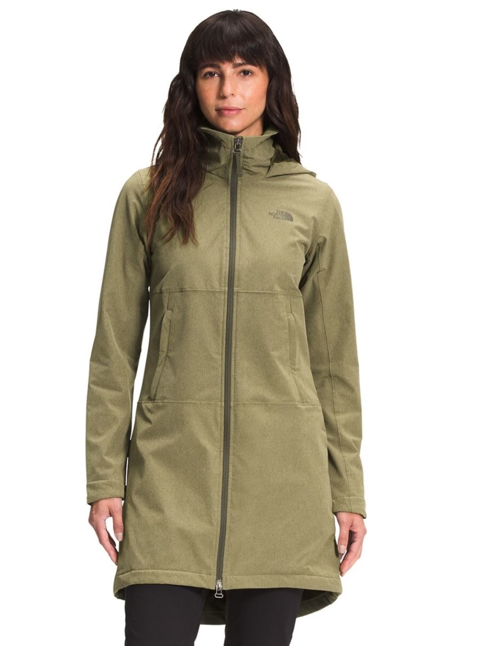 The North Face Shelbe Raschel Parka Length Hooded Jacket in Green Size Small